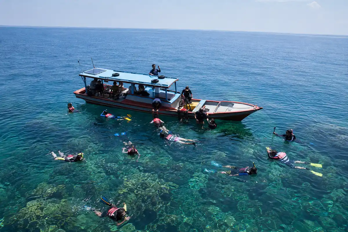 Snorkeling Pulau Harapan dalam paket wisata 3 hari 2 malam